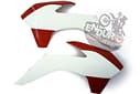 03.06.0105 - Пластик радиатора комплект (левый и правый) CR250/300 Защита перьев 48мм -                                                  cr red white изображение